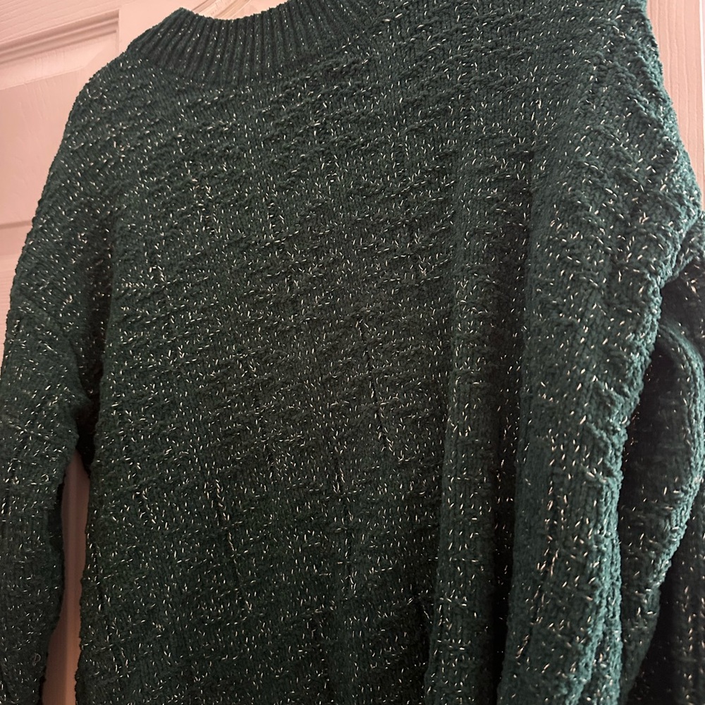 Weatherproof Vintage Forest Green Sweater